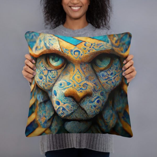 Stone Lion Pillow